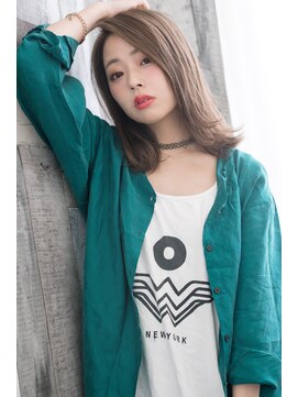 アフロディーテ ヘアーアンドトリートメント 京橋店(afrodite hair&treatment) 【afrodite 京橋】外ハネフェミニンセミロング