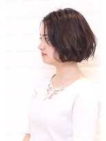 カグヤ ヘアーリンク 森小路店(華月 Hair L.I.N.C.) ふんわり×丸ボブ