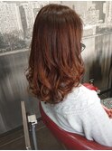 コテで巻いたようなふんわりデジタルパーマ