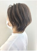 ショートスタイル×バレイヤージュ