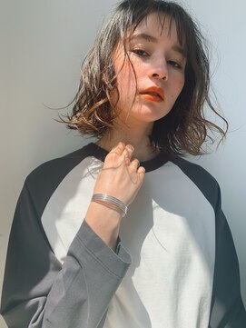 リト 自由が丘(Lit.) 【Lit.】フラッフィーパーマボブ【担当YUKINA】