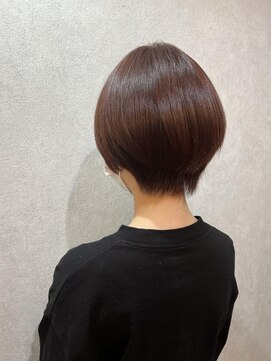 ウィスプ 赤羽店(wisp) レッドブラウン☆ショートスタイル
