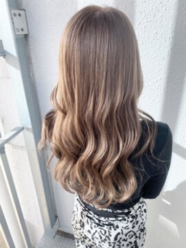 カプア 仙台駅前店(Kapua) 20代30代大人可愛いハイトーンカラーミルクティーベージュ韓国風