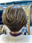 大人の【耳掛け】【くびれショート】