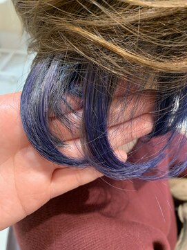 エンリー(ENlee) 【白鳥未来】インナーカラーブルー