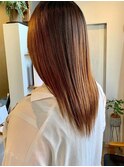 ツヤツヤストレートヘア