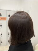 冬は暗めグレージュブラウン6/2月