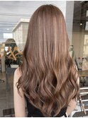 20代30代40代艶感ウェーブアッシュブラウン透明感ロング