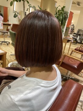 美容室 アイディー i-dee ピンクブラウン