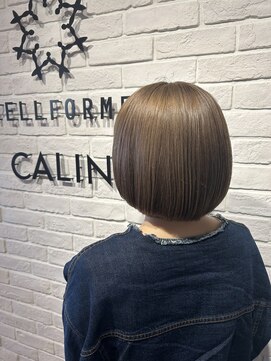 ヘア スパ ビューティー エールフォルム(HAIR SPA BEAUTY YELLFORME) ミニボブ×ヌーディベージュ