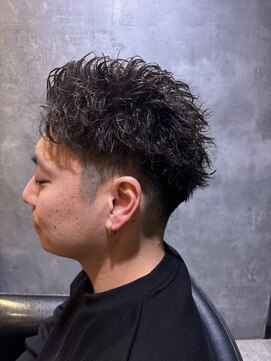 パルトネル(Partner) スパイキーショート×無造作パーマ