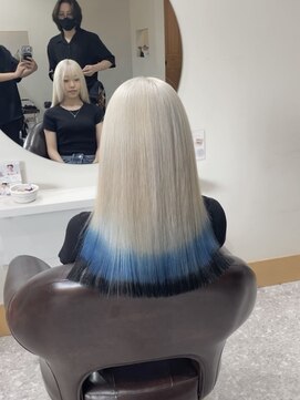 アン(Hair make un) 【エンドカラー】