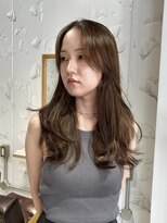 コフィー バイ メルト 吉祥寺(cofy by melt)&nbsp;【中澤彩乃】韓国レイヤーカットミディアムベージュカラー吉祥寺