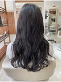 コテ風デジタルパーマコテ巻き風パーマ