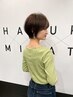 【松尾祐輝 限定 人気No.1】カット+艶カラー+HM3stepトリートメント￥17,500