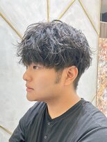 カルナ バイ エルモ(calna by ELMO)&nbsp;ツーブロック束感モテる髪型シークレットパーマ韓国マッシュ