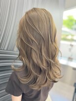 アルドーレフィエロ シンサイバシ(Ardore fiero shinsaibashi) ブリーチなしダブルカラー☆オリーブグレージュ