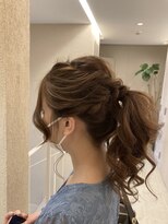 こなれミディ/ヘアアレンジ/レイヤー/顔周り/表参道