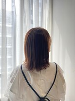 ルーステュア(RUTH tur)&nbsp;切りっぱなしボブ/くすみベージュ/マロンベージュ/30代/40代