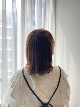 ルーステュア(RUTH tur) 切りっぱなしボブ/くすみベージュ/マロンベージュ/30代/40代
