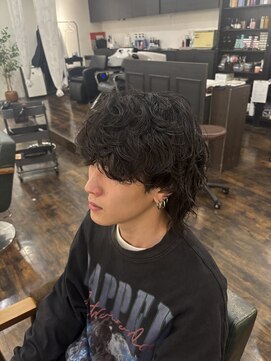 アークス(Ark'ss) マッシュ　ウルフ　ミディアム　波巻き　波巻きスパイラル