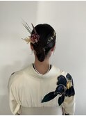 卒業式ヘアセット