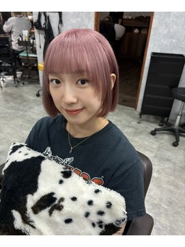 シールドヘアー 沖縄 新都心(C'LD Hair) Pink bob