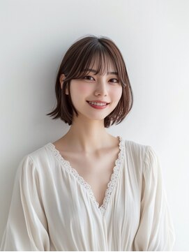 e.m.a プレミアムビューティーサロン 栄駅店(e.m.a PREMIUM BEAUTY SALON) ボブヘア/イメチェン/外ハネボブ/美髪/ワイドバング/髪型