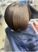 愛されショートスタイル×髪質改善ストレート