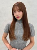 レイヤー/ネビージュ/韓国ヘア/イメチェン/縮毛矯正/中野/