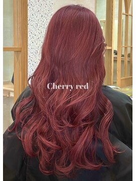 アヴァンセスパスリードット(Avance Spa three.) Cherry red