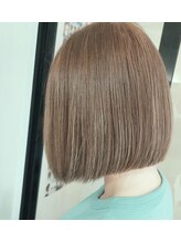 ノーマジーン(Norma jean)&nbsp;(越谷）美髪/オリーブベージュ/セミディ/カットレイヤーボブ