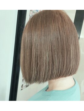 ノーマジーン(Norma jean) (越谷）美髪/オリーブベージュ/セミディ/カットレイヤーボブ