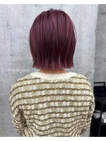 ラフ 立川(Laff)&nbsp;大人ボブ　切りっぱなしボブ　前下がりボブ　外ハネ　髪質改善