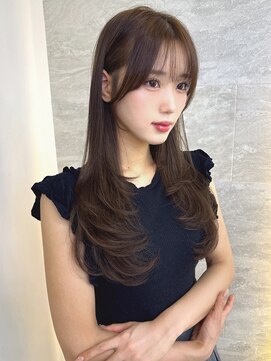 ロンドガーネット 池袋(Lond garnet) 暗めカラー/韓国風巻き/レイヤーカット/髪質改善/縮毛矯正/池袋