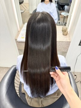 ハムレッツ 髪質改善/縮毛矯正乾かしただけできまる髪質改善ストレート