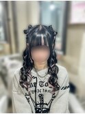 リボンハーフツイン