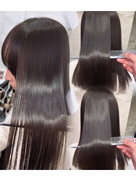 バンクスヘアー(BANK'S HAIR) 池袋/髪質改善/ケラチントリートメント/ダークブラウン