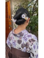 ナナホシ(NANAHOSI) 袴着付け+ヘアセット