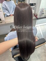 ブランコトレス 鏡島(BLANCO tres) レイヤーカット/顔周りカット/艶カラー