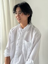 ケシキ 佐賀(keshiki)&nbsp;メンズカット/ニュアンスパーマ/センターパート/メンズウルフ