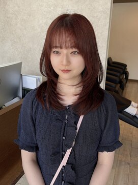 ミニム ヘアー(minim hair) 【minim×miku】ピンクブラウン