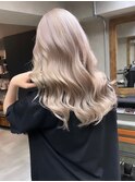 バレイヤージュ、ハイライト、レイヤーカット、ダブルカラー