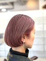 ルーファス 恵比寿 渋谷(Ruufus)&nbsp;お洒落な大人のモーヴピンクボブ　　2605