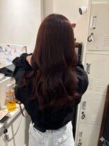 フレイムス ヘアアンドリラックス 戸田店(Frames hair&relax)&nbsp;大人かわいいツヤ感チェリーレッド