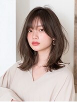 ケイバイミシェリー(kei by misherry)&nbsp;レイヤーカットミントグレージュヘーゼルベージュ完全個室ウルフ