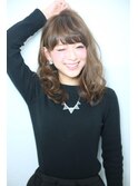 耳かけくせ毛風フレンチウェーブ