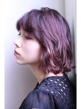 ソイ コンク 下北沢(soi conc) 外ハネ×ベリーピンク《ELICA》