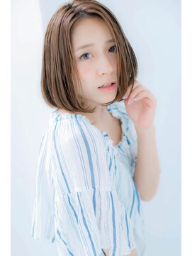 ローレン(LOREN) ＊LOREN＊セミウェット長めバングでシンプル上品大人ボブ