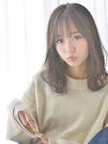 ケーツー心斎橋 クイーンズガーデン バイ ケーツー(K two QUEEN'S GARDEN by K two)&nbsp;シースルーバング/やわらか外ハネミディアム/心斎橋&なんば